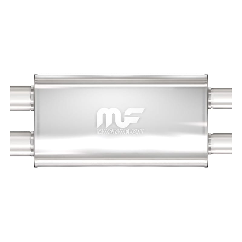 Magnaflow — Straight-Through Performance Muffler; 3/2.5in. Dual/Dual;  5x22x11 Body
Straight-Through Performance Muffler; 3/2.5in. Dual/Dual; 5x22x11 Body