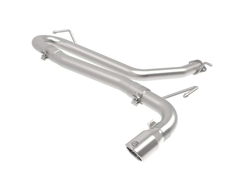 aFe — Takeda 2-1/2 IN 304 Stainless Steel Axle-Back Exhaust w/o Muffler Polished Tip