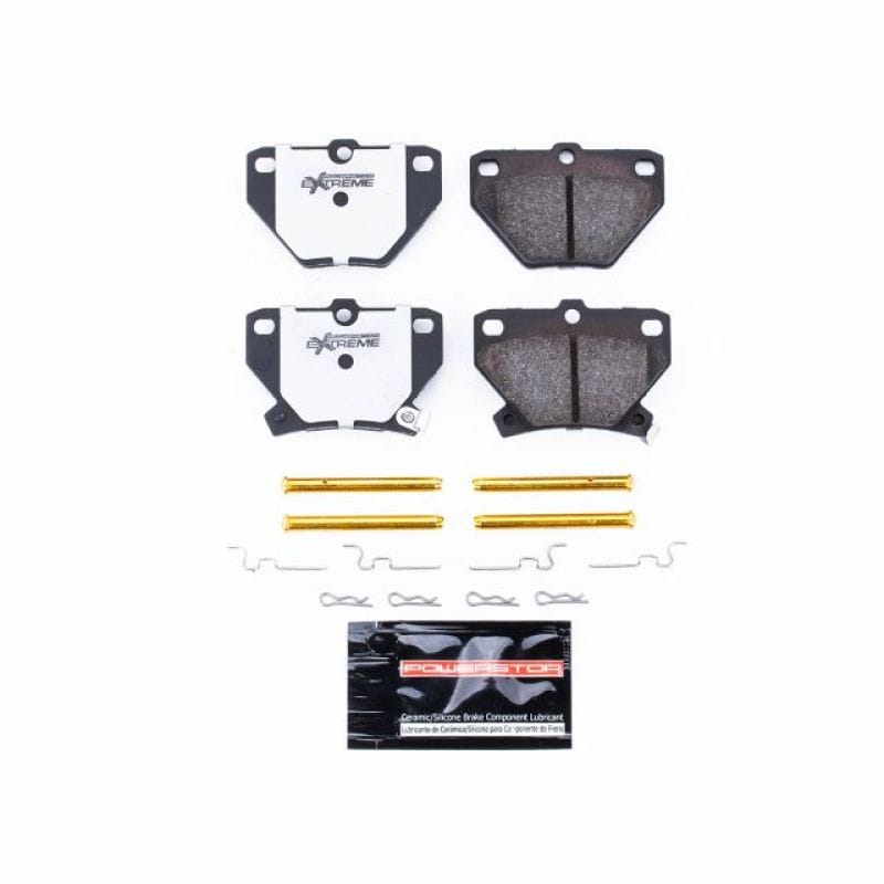 PowerStop — PowerStop - Z26 Performance Carbon-Fiber Ceramic Brake Pads with Hardware Kit