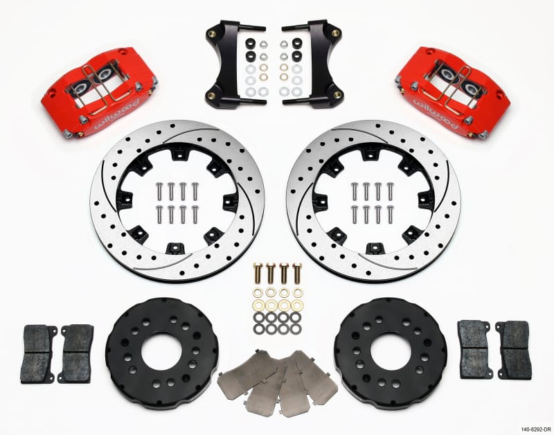 Wilwood — KIT,FRONT,DPR-DS,ECLIPSE,MITSUBISHI 12.19 ROTOR,DRILLED,RED