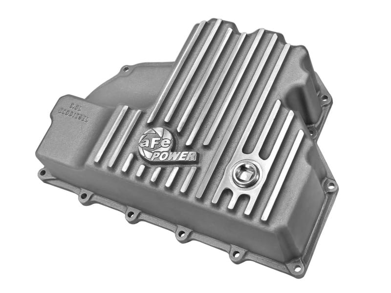 aFe — aFe POWER Street Series Engine Oil Pan Raw w/ Machined Fins