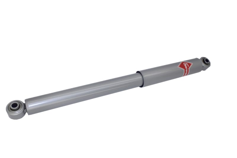 KYB — The KYB Gas-a-just monotube shock absorber has additional performance advantages over the traditional twin-tube design: It can instantly, automatically adjust to your performance needs and never experiences fade due to aeration. The KYB Gas-a-just has two separate working chambers: An air-free hydraulic piston and valve area for responsiveness and control, and a second high-pressure nitrogen gas area with a floating piston that provides a comfortable ride during normal driving and adds instant p
High Pressure Monotube Gas Shock
