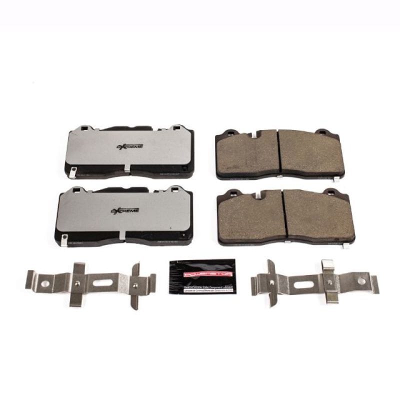 PowerStop — PowerStop - Z26 Performance Carbon-Fiber Ceramic Brake Pads with Hardware Kit