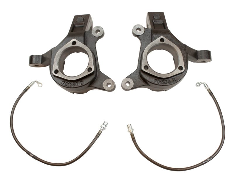 Maxtrac — 3" LIFT SPINDLES W/ BRAKE LINES (CAST STEEL ARMS)
Axle Spindle