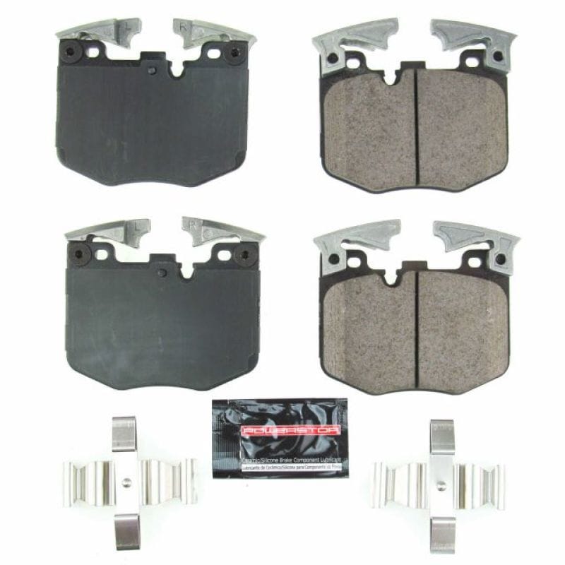 PowerStop — PowerStop - Z23 Daily Driver Carbon-Fiber Ceramic Brake Pads with Hardware Kit