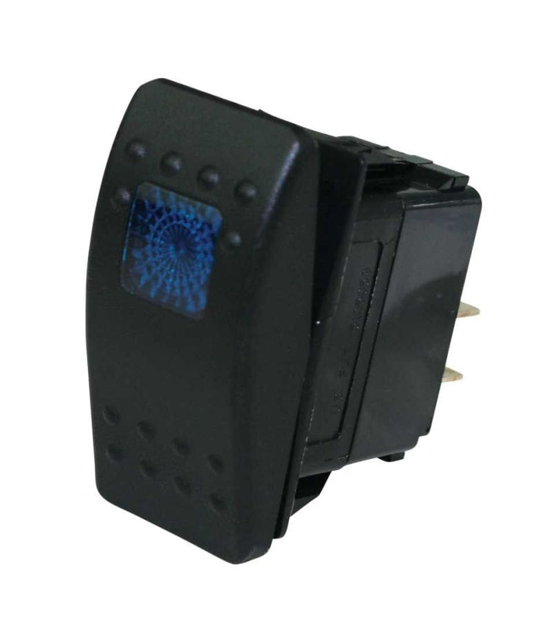 Moroso — Moroso On/Off Switch Replacement Rocker (Blue LED)