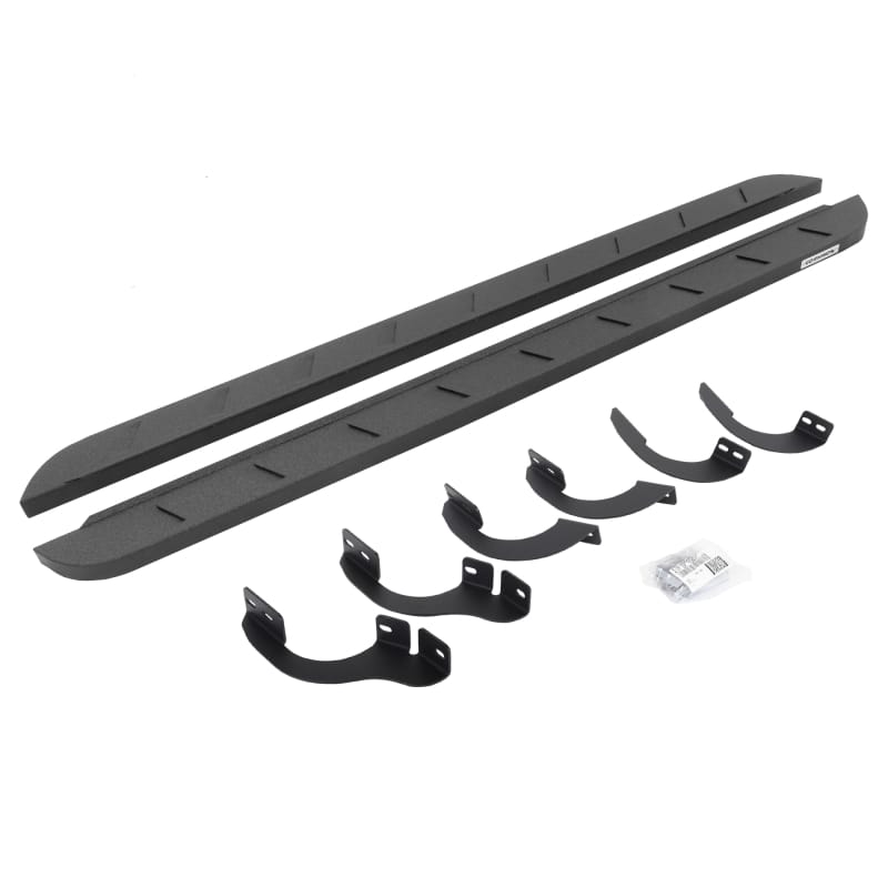 Go Rhino — RB10 Slim Line Running Boards with Mounting Brackets Kit