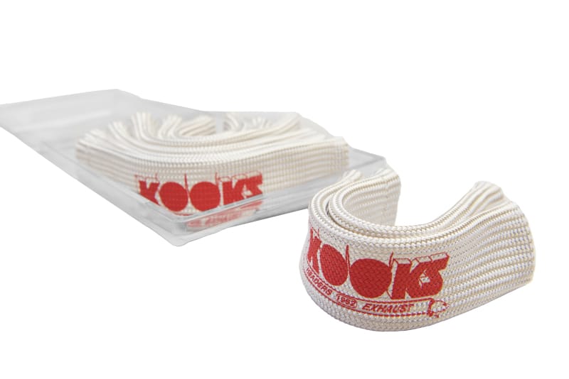 Kooks Headers — Spark Plug Sleeve-Natural W/Red Logo Package of 8 Sleeves