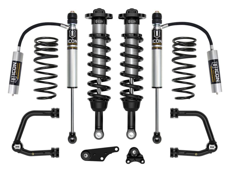 ICON — 24-25 TACOMA 1.25-3" STAGE 3 SUSPENSION SYSTEM TUBULAR WITH TRIPLE RATE SPRING