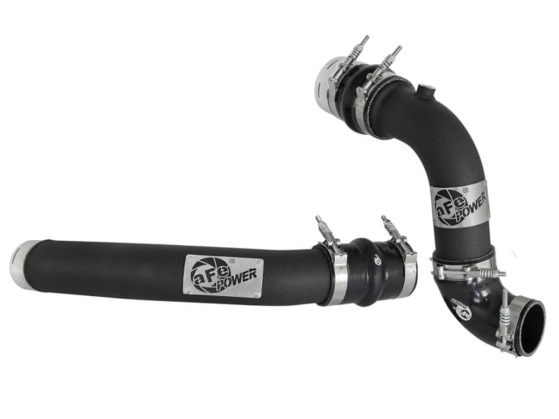 aFe — BladeRunner 3 IN Aluminum Hot and Cold Charge Pipe Kit Black