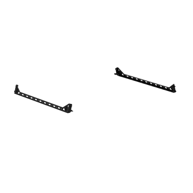 Road Armor — Road Armor TRECK Dual Lower 5-1/2-6ft Bed Accessory Rail Mounts - Tex Blk (Pair)