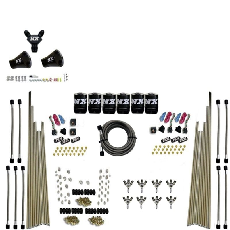 Nitrous Express — 8-CYL TRIPLE-D DRY DIRECT PORT, 3 STAGE DRY, 6 SOLENOIDS, W/ NO BOTTLE
Nitrous Oxide Injection System Kit