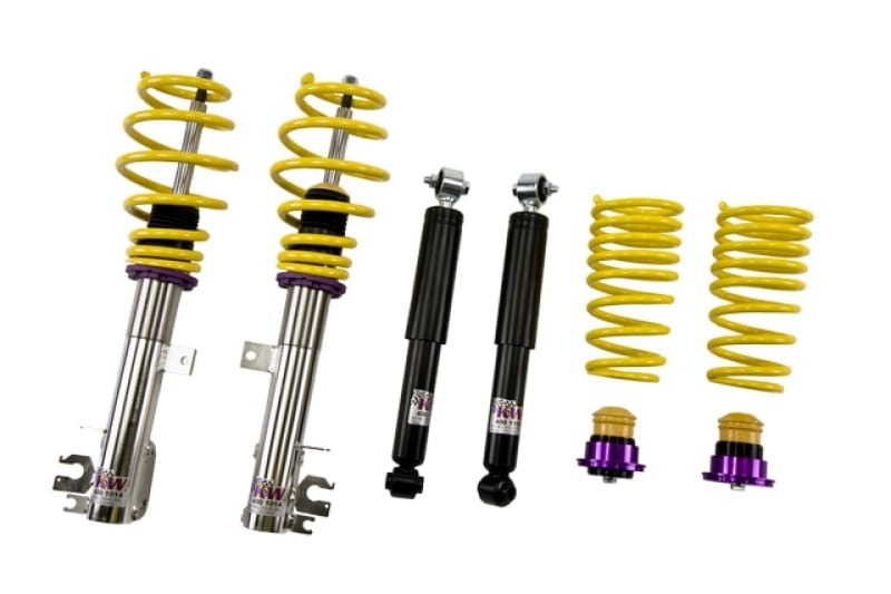 KW — Height adjustable stainless steel coilover system with pre-configured damping
KW COILOVER KIT V1 - 10240025