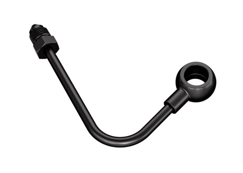 Goodridge — Goodridge 11-17 Harley-Davidson Softail Models Front ABS Banjo Adaptor - Black