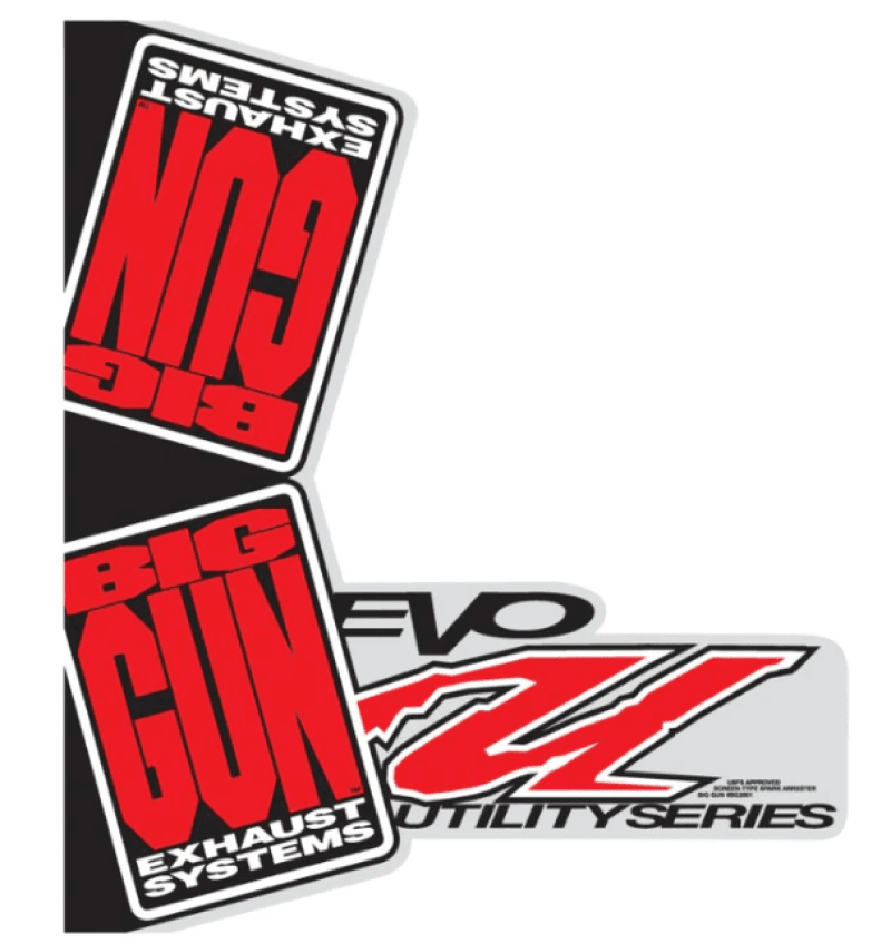 Big Gun — Big Gun EVO U Muffler Wrap Decal
