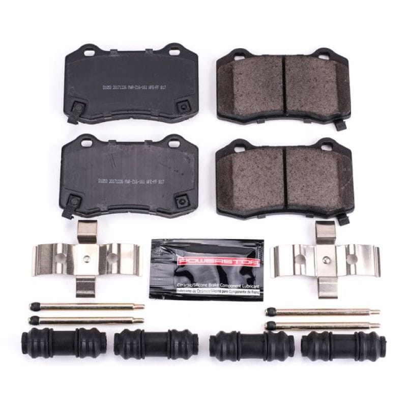 PowerStop — PowerStop - Z23 Daily Driver Carbon-Fiber Ceramic Brake Pads with Hardware Kit