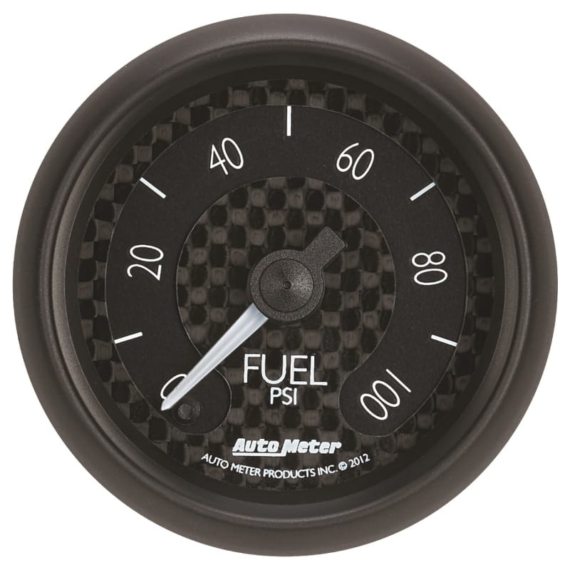 AutoMeter — GAUGE, FUEL PRESSURE, 2 1/16" , 100PSI, DIGITAL STEPPER MOTOR, GT