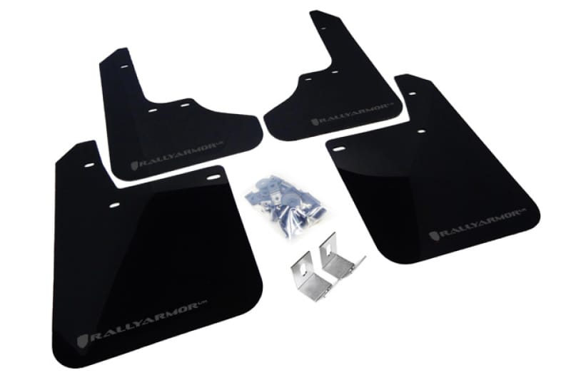 Rally Armor — Black Mud Flap/Grey Logo