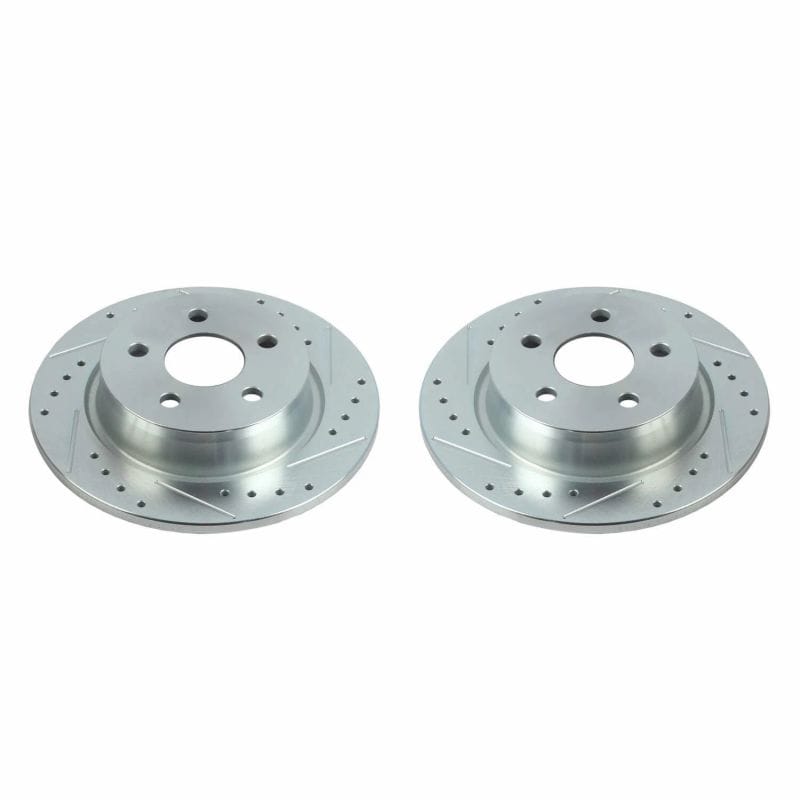 PowerStop — PowerStop Evolution Performance Drilled, Slotted & Plated Brake Rotor Pair