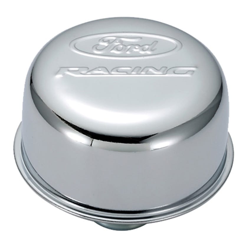 Ford Racing — Ford Racing Logo Air Breather Cap: Push-In Type Chrome
Air Breather Cap