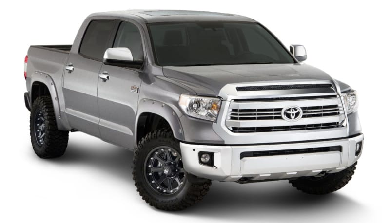 Bushwacker — Fender Flares Pocket Style-Color Silver Sky Metallic Smooth Finish 4 Pc
Pocket Style® Color Match Fender Flares