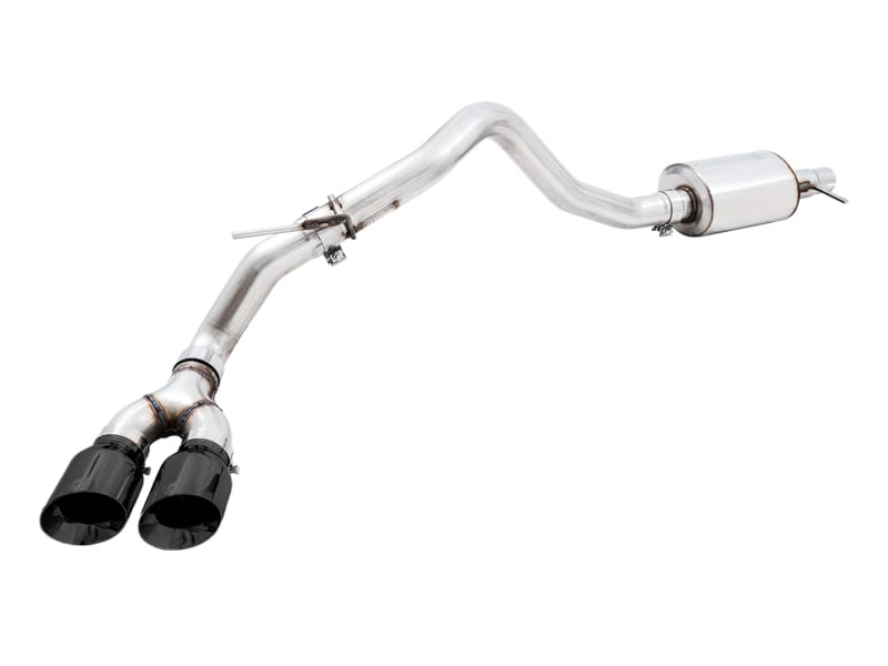 AWE Tuning — AWE 0FG Exhaust w/ BashGuard for Ford Ranger - Dual Diamond Black Tips