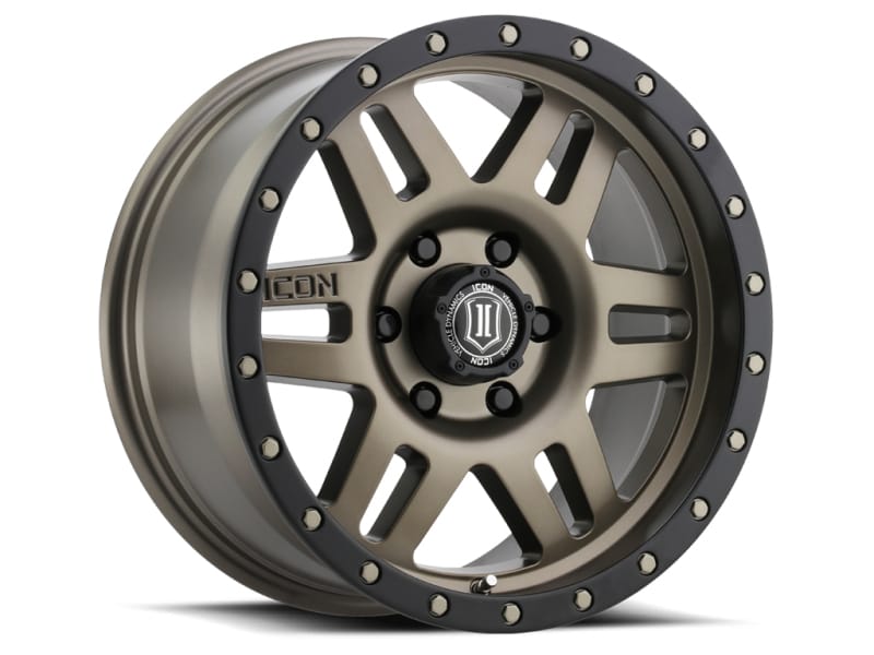ICON — ICON ALLOYSS SIX SPEED BRONZE - 17 X 8.5 / 5 X 150 / 25MM / 5.75" BS
ICON ALLOYS SIX SPEED BRONZE - 17 X 8.5 / 5 X 150 / 25MM / 5.75" BS