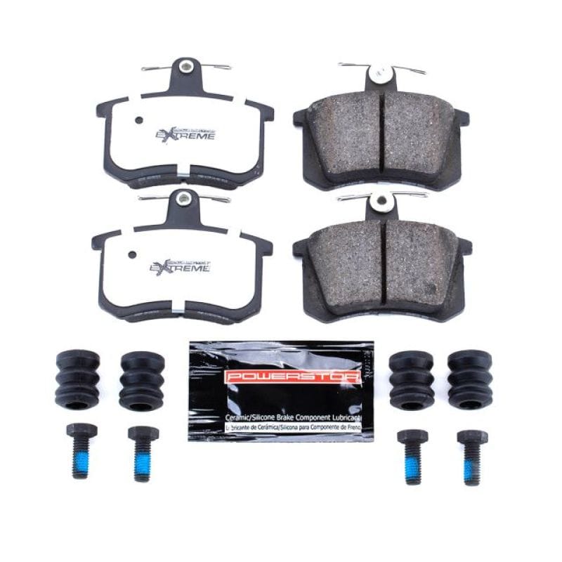 PowerStop — PowerStop - Z26 Performance Carbon-Fiber Ceramic Brake Pads with Hardware Kit