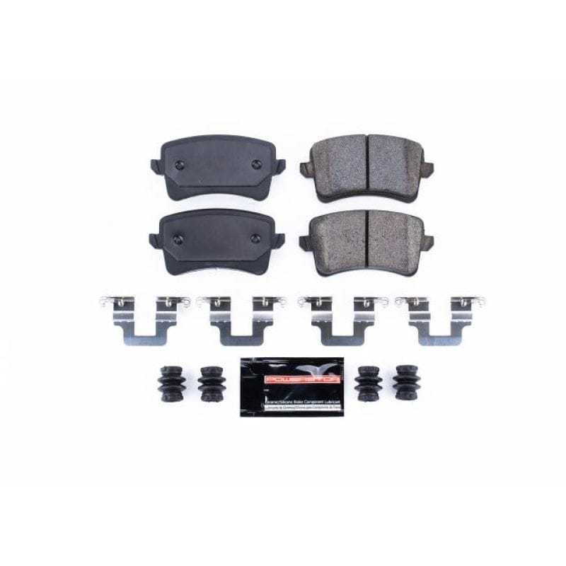 PowerStop — PowerStop - Z23 Daily Driver Carbon-Fiber Ceramic Brake Pads with Hardware Kit