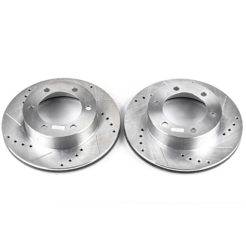 PowerStop — PowerStop Evolution Performance Drilled, Slotted & Plated Brake Rotor Pair