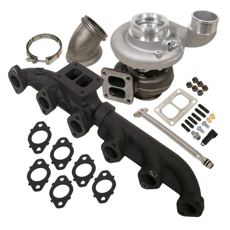 BD Diesel — BD Iron Horn 5.9L Cummins Turbo Kit S364SXE/80 1.00AR Dodge 2003-2007
Iron Horn Turbocharger Kit
