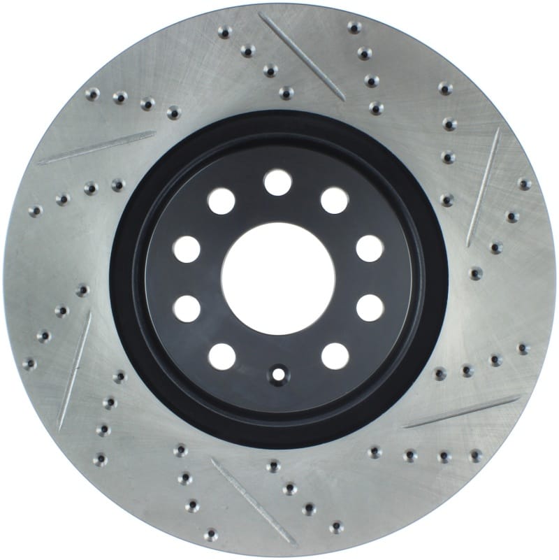 Stoptech — StopTech Sport Drilled & Slotted Brake Rotor; Front Left
StopTech Sport Drilled/Slotted Brake Rotor; Front Left
StopTech Sport Drilled/Slotted Disc