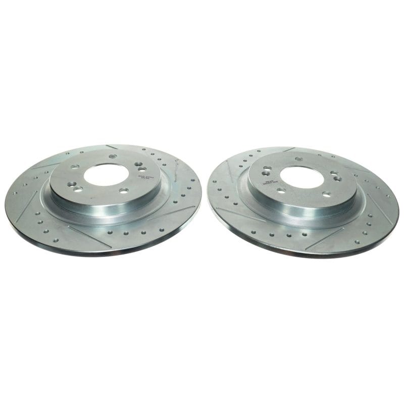 PowerStop — PowerStop Evolution Performance Drilled, Slotted & Plated Brake Rotor Pair
