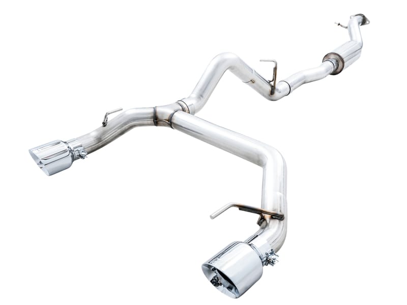 AWE Tuning — AWE 0FG Catback Exhaust for Ford Bronco with BashGuard™ - Dual 4.5"  Tips