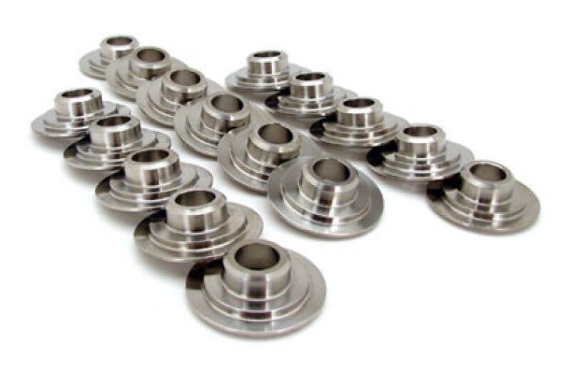 COMP Cams — 7 Degree Titanium Retainer Set of 16 for 7245 Dual Conical Spring