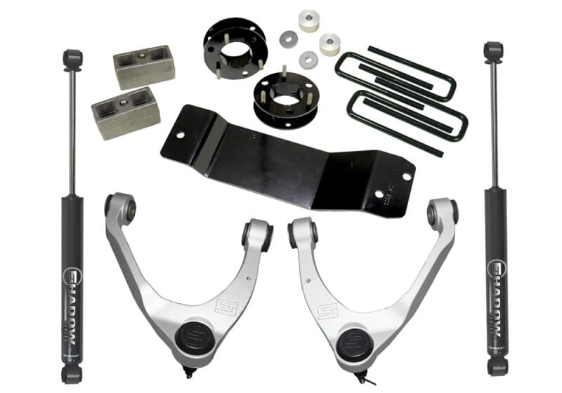 Superlift — 3.5" Upper Ctrl Arm Kit -14-18 GM 1500 4WD w/ OE Al or SS Ctrl Arms w/SL Rr Shks
3.5in. Upper Ctrl Arm Kit-14-18 GM 1500 4WD w/OE Al or SS Ctrl Arms w/SL Rr Shks