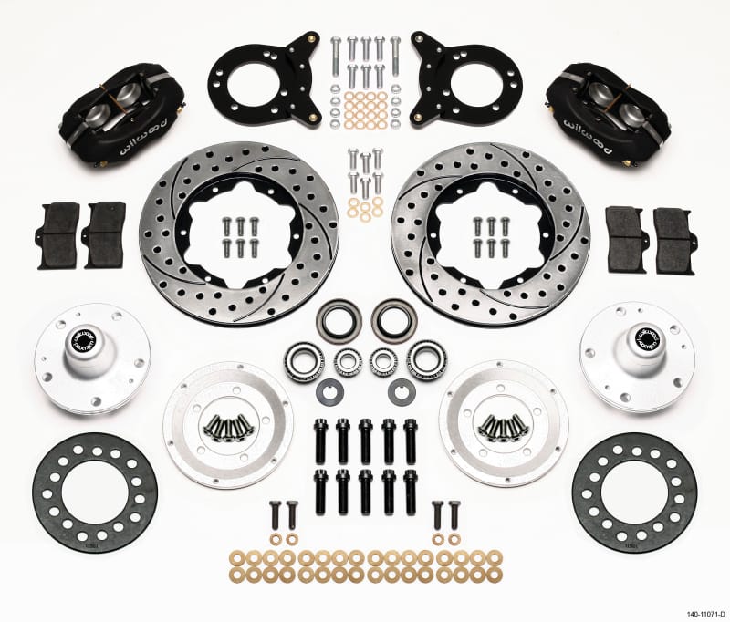 Wilwood — KIT,FRONT,MUSTANG,65-69,FDLI,11.00 SRP,BLACK POWDER COAT