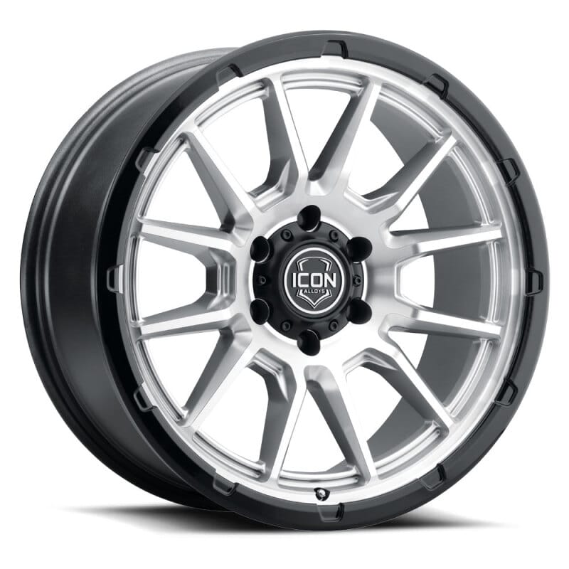 ICON — ICON ALLOYS CAJON SILVER MACH W GB LIP - 20 X 9 / 8 X 6.5 / 12MM / 5.5" BS