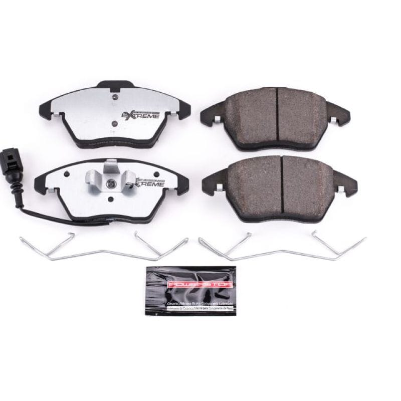 PowerStop — PowerStop - Z26 Performance Carbon-Fiber Ceramic Brake Pads with Hardware Kit