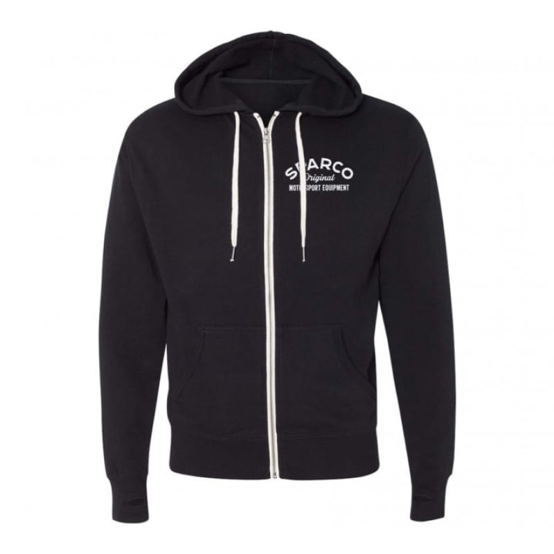SPARCO — Sparco Sweatshirt ZIP Garage BLK - Small
