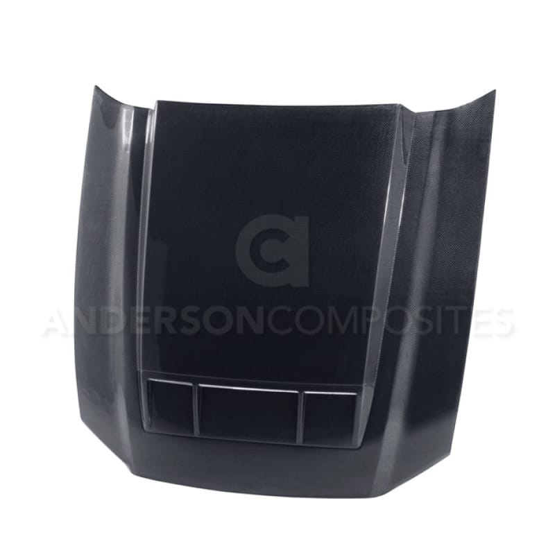 Anderson Composites — Anderson Composites 10-14 Ford Mustang/Shelby GT500 and 2013-2014 GT/V6 Ram Air Type-CR Hood
