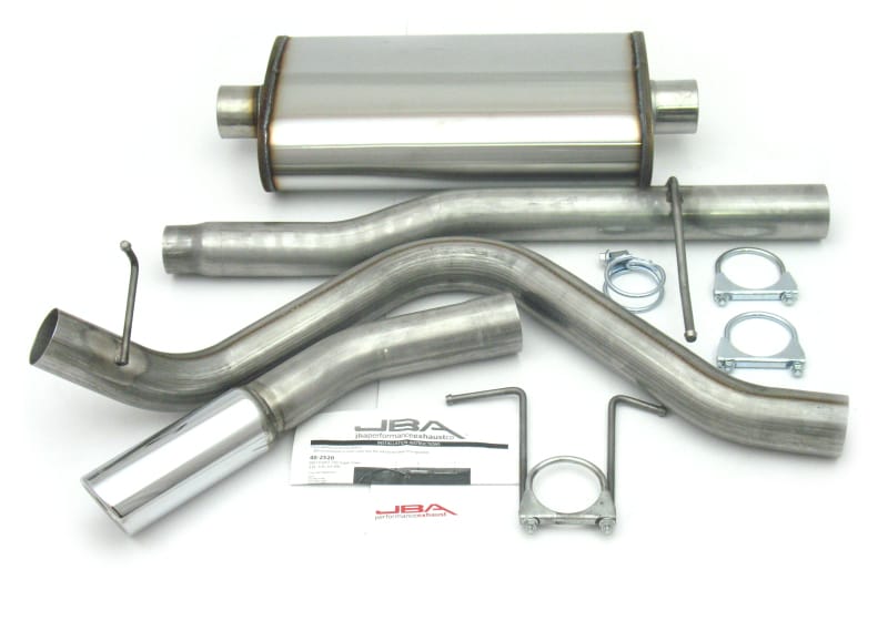 JBA — 01-03 Ford F-Series Super Crew Cat Back Exhaust 409SS