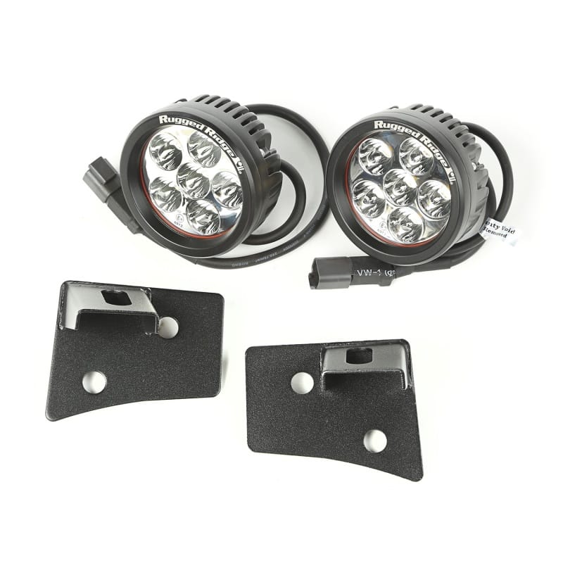 Rugged Ridge — Rugged Ridge 07-18 Jeep Wrangler JK Textured Black Round Windshield LED Kit w/ Brackets
OFFROAD_LIGHTING
OrdRacingLampKt