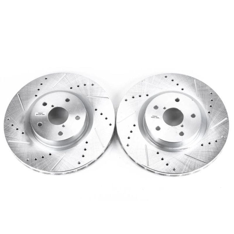 PowerStop — PowerStop Evolution Performance Drilled, Slotted & Plated Brake Rotor Pair