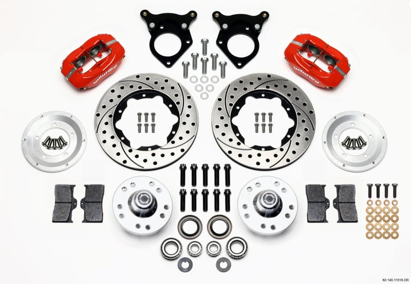 Wilwood — KIT,FRONT,MUSTANG,87-93,FDLI,11.00 SRP,RED