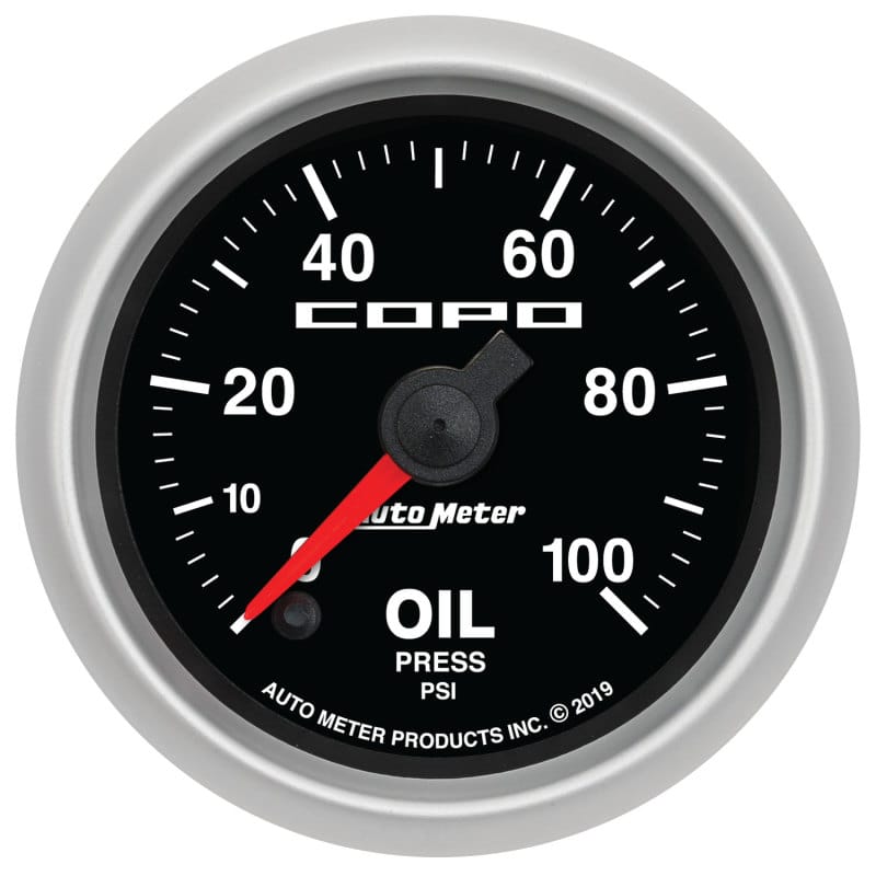 AutoMeter — GAUGE, OIL PRESS, 2 1/16", 100PSI, DIGITAL STEPPER MOTOR, COPO