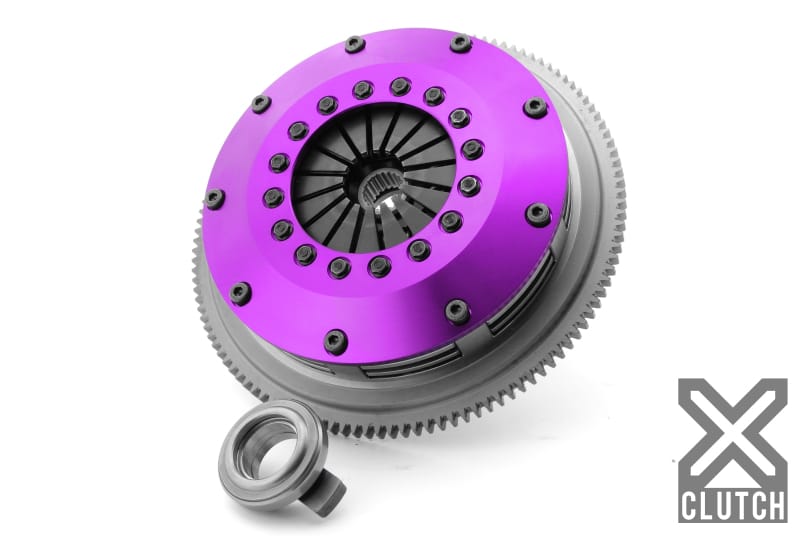 XCLUTCH — Clutch Kit Inc Chromoly Flywheel; 8" Twin Sprung Ceramic Clutch Discs