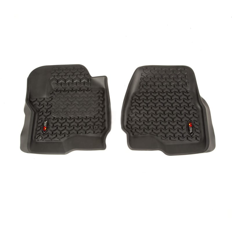Rugged Ridge — Floor Liner, Front Pair, Black; 17-18 Ford F-250
Floor Liner