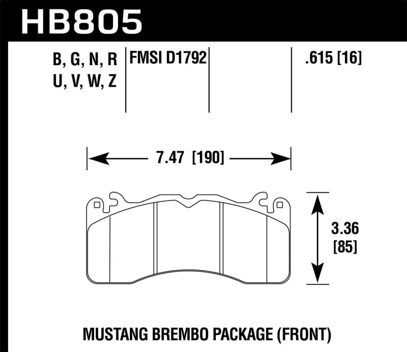 Hawk Performance — DTC-60 Disc Brake Pad