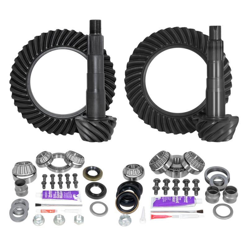 Yukon Gear & Axle — Ring & Pinion Gear Kit Package Front & Rear with Install Kits - Toyota 8"/8"IFS
Ring/Pinion Gear Kit Package Front/Rear with Install Kits-Toyota 8in./8in.IFS
